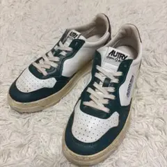 新品 AUTRY オートリー MEDALIST LOW ホワイト グリーン 37 - メルカリ