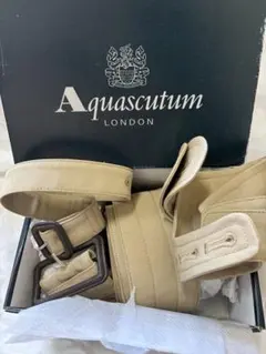 Aquascutum アクアスキュータム　トレンチ　ベルト、袖ベルト、肩当てのサムネイル