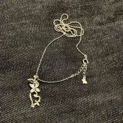 新品 サマンサティアラ ネックレス 花とハート