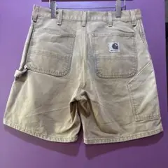 Carhartt ペインターショーツ フェードブラウン W34 ダック生地 - メルカリ