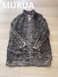 【美品】MURUA オーバーサイズデニムシャツ