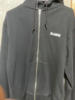 XLARGE フルジップ パーカー 黒