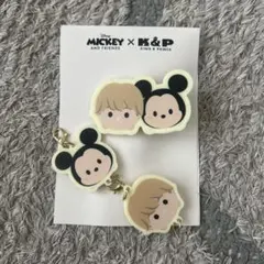 （高橋海人）MICKEY × キンプリ　前髪クリップと連結キーホルダー