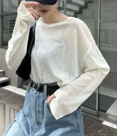 CIAOPANIC TYPY サイドスリットシアートップス