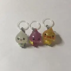 しずくちゃん　めじるしアクセサリー(うるおいちゃん・みるみるちゃん・アセオくん)