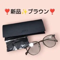 ❣️おしゃれ度UP✨ブラウン✨男女兼用✨️だて眼鏡❤️新品未使用✨️