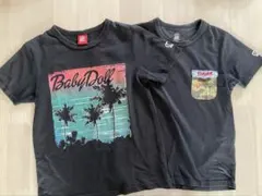 BABYDOLL Tシャツ 黒 ２枚セットのサムネイル