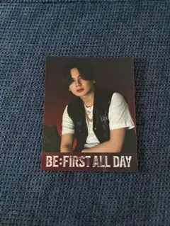 BE:FIRST ALL DAY購入特典 ステッカー　マナト