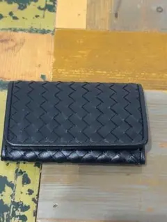 完全売り切り！ コムサイズム レザー メッシュ カードケース 新品 名刺入れ