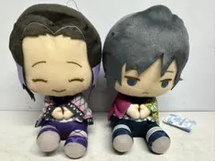 鬼滅の刃　でっかいぽふっとぬいぐるみ~冨岡義勇　胡蝶しのぶ　2点セット