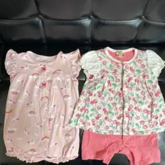 ロンパース 半袖 80㎝ ２枚セット