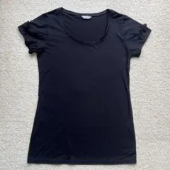 スコットクラブ　ミニパフスリーブTシャツ　ブラックのサムネイル
