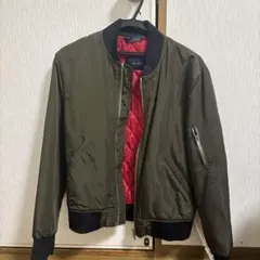 値下げ☆送料無料☆ZARA MAN MA-1ジャケット カーキ