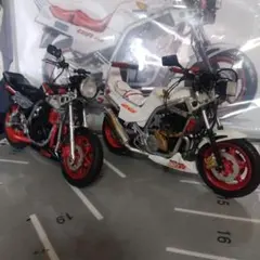 アオシマネイキッドCBX400F極楽蝶、桐木司仕様オリジナル | Mercari