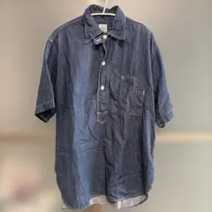 米国製 POST OVERALLS 半袖デニムプルオーバーシャツのサムネイル