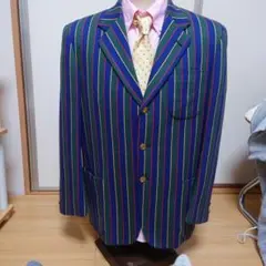 値下げ　VANJAC ストライプジャケット　サイズ Ｌ
