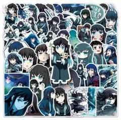 ✨再入荷/限定3点✨鬼滅の刃 時透無一郎 シール 50枚セット
