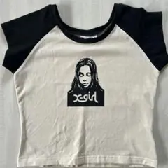 x-girl グラフィックプリント Tシャツ　Sサイズのサムネイル
