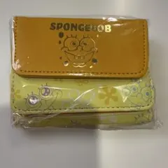 スポンジボブ ミニウォレット イエロー 三つ折り財布 コインケース プライズ