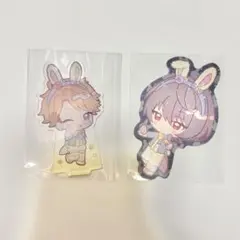 あんスタ アニメイトカフェ アクスタ ステッカー 凛月 嵐 セット