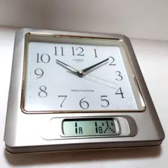 未使用】カシオ 多機能カレンダー時計 IDC-900NJ 濃茶 木目 - メルカリ