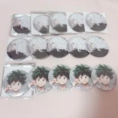 緑谷出久 缶バッジ 大量セット 70点　A3　痛バ　原画展　十傑　TOHO 緑谷出久 缶バッジ 大量セット 70点 A3 痛バ 原画展 十