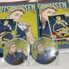 呪術廻戦 セガラッキーくじ 七海建人ステッカー 缶バッジ