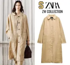 新品 ZARA 定価15,990円 フルイド トレンチコートS ラスト1点♪