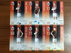 北海道コンサドーレ札幌 太鼓判メニューカード2025　6枚