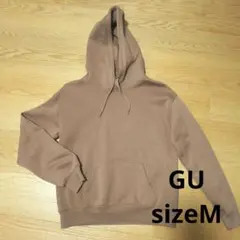 GU プルオーバーパーカー Mサイズ モカブラウン