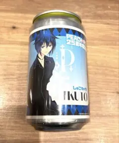 PEACH PIT 25周年特別展 ラベル缶 ステッカー しゅごキャラ あむ