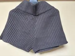 リブニットショートパンツ