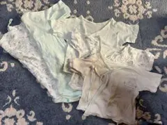 ミントグリーン コットン コンビ肌着 5点セット