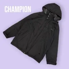 Champion ブラック ジャケット フリースライニング【M】S-1014