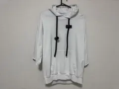 DIESEL フード付きホワイトパーカー