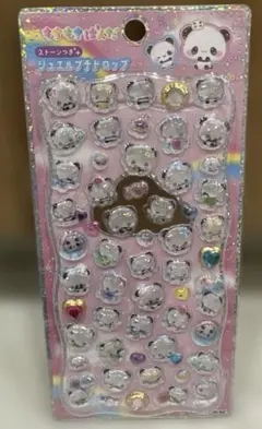 カミオジャパン ストーンつきジュエルプチドロップ もちもちぱんだ