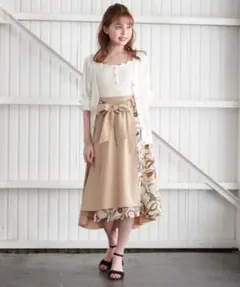 ダブルリングキリカエシスカート　アシンメトリーのサムネイル