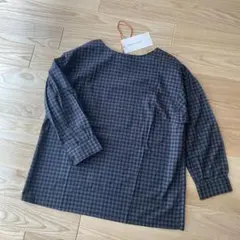 最終価格　新品未着用 STAMP AND DIARY チェック長袖シャツ