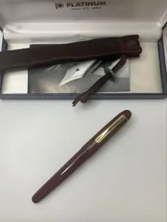 廃盤 美品 プラチナ万年筆 ソフトペン S66-30 ピンク 旧型 採点ペン