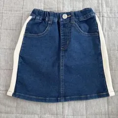 MPS デニムブルー サイドラインスカート
