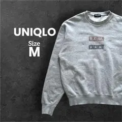UNIQLO ユニクロ 旧タグ クルーネック トレーナー Ｍサイズ 古着 y2k