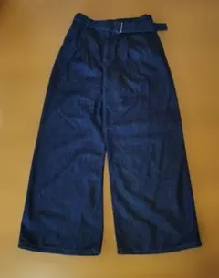 GU デニム ワイドパンツ Mサイズ