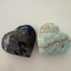 天然石　ハート　♡ セット