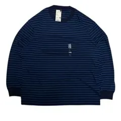 00s オールドユニクロ 短丈 ボーダーロンＴ シティーボーイ y2k