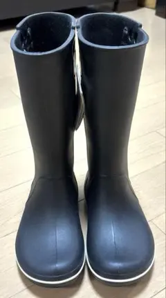 【未使用】クロックス　レインブーツ　黒　21cmのサムネイル