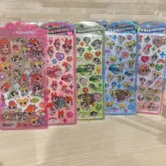 正規品 パワーパフガールズ うるちゅる　ドロップジュエリーシール　セット