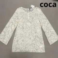 coca フロッキーレースチュニック
