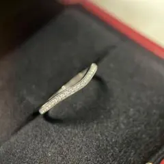 R2783 カルティエ #51 K18WG フルダイヤ ラニエールリング 指輪 - メルカリ