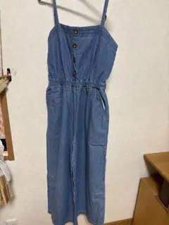 デニム サロペット オールインワンのサムネイル
