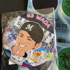千葉ロッテマリーンズ 和田康士朗 缶バッジ　コリアン　韓国　６３
